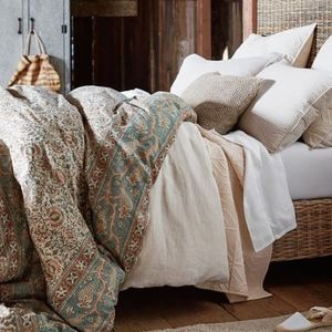 Pottery Barn Selena Print King Duvet Cover
